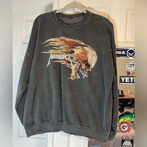 Distressed Metallica Sweatshirt